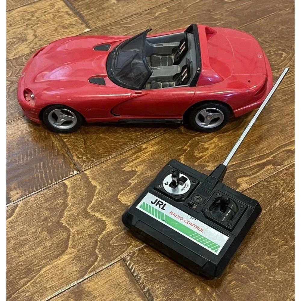 Vintage JRL R/C Racing Dodge Viper RT/10 Remote Control Car Works Read-see Video